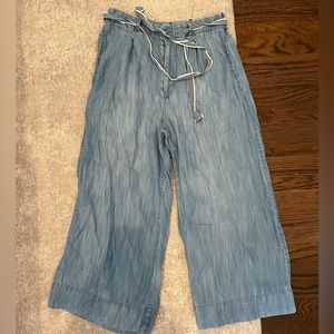 Bella Dahl Lightweight Pants with Striped Belt